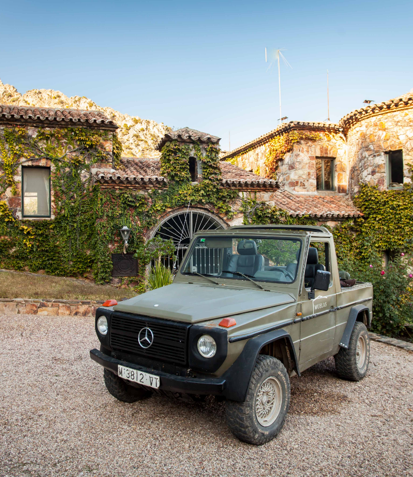 Ruta en coche por la finca